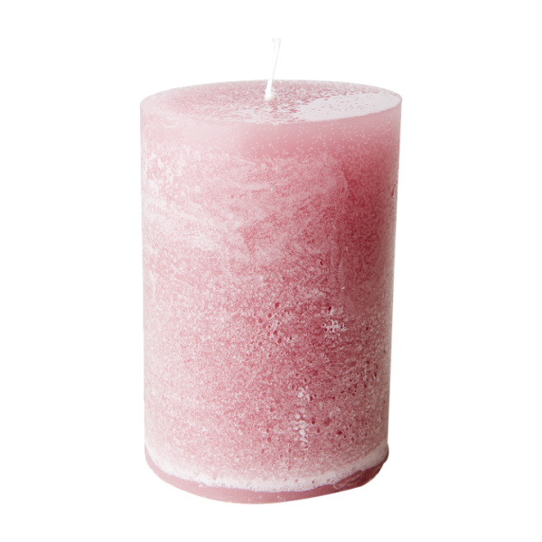 Produktbild på Blockljus Cote Nord Ø10x15 Old rose.