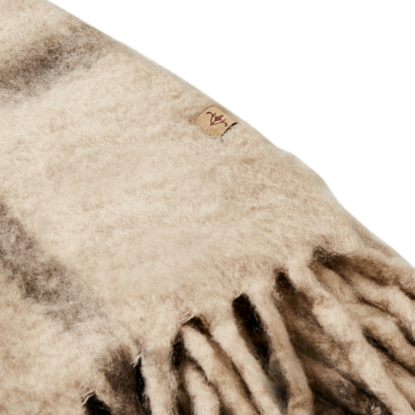 Bild på Filt Frasse, Brun/beige/grå.
