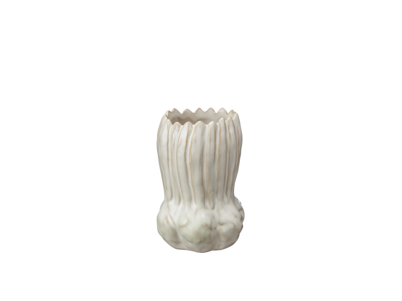 Inspirations bild på Vas Leslie Offwhite 7x10 i färgen offwhite tillverkad av Stengods från Wikholm form.