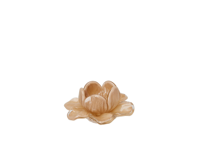 Produktbild på Dekoration Flor Beige 11x5 i färgen beige tillverkad av Glas från Wikholm form.