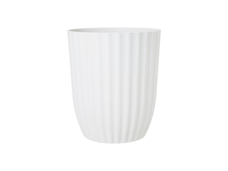 Produktbild på Kruka Yodit Vit 29x34 i färgen vitmelerad tillverkad av Plast från Wikholm form.