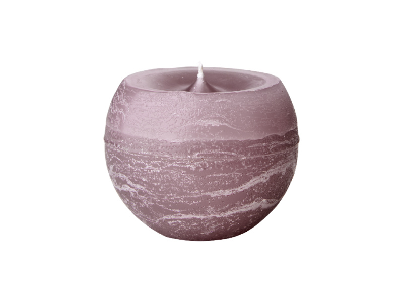 Bild på Klotljus Cote Nord Ø8x6 Old rose i färgen old rose tillverkad av Paraffin från Affari of Sweden.