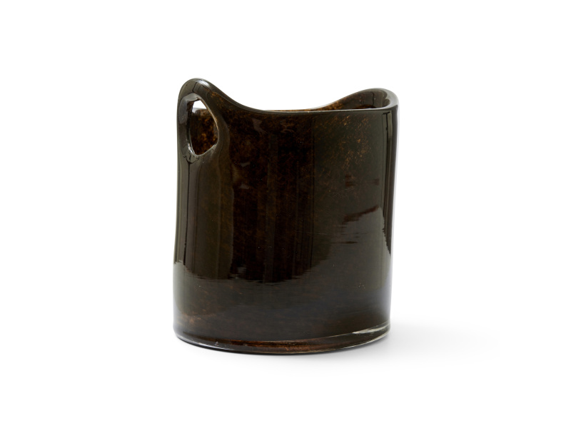 Produktbild på Ljuslykta Buco Brun 12x15 i färgen brun tillverkad av Glas från Jakobsdals.