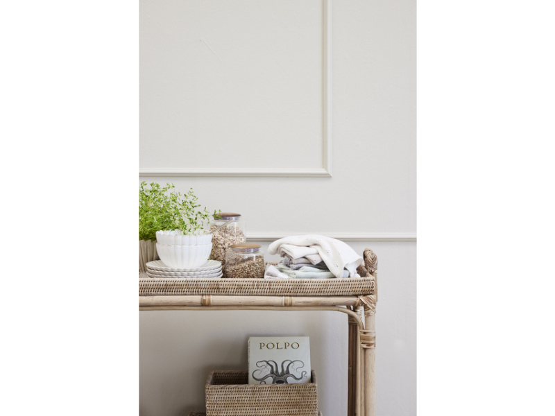 Inspirations bild på Glasburk Cristella i färgerna glas och brun tillverkad av Glas och Trä från Lene Bjerre.