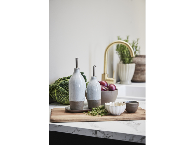 Produktbild på Saladsskåll Joselia i färgerna blå och brun tillverkad av Keramik från Lene Bjerre. Inspirations bild på Saladsskåll Joselia i färgerna blå och brun tillverkad av Keramik från Lene Bjerre.