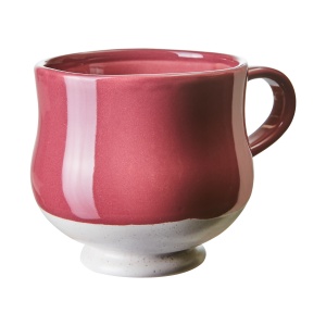 Inspirerande bild på Kopp Leo i färgerna Vit och Rosa tillverkad av Stengods från Affari.