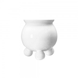 Bild på Kruka Anya i färgen Vit tillverkad av Dolomit från Wikholm form. Bild på Kruka Anya i färgen Vit tillverkad av Dolomit från Wikholm form.