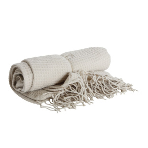 Bild på Filt Waffel Sandbeige.