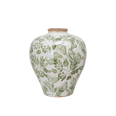 Bild på Vas Melinda i färgen vit/grön tillverkad av Stengods från Wikholm form. Inspirerande bild på Vas Melinda i färgen vit/grön tillverkad av Stengods från Wikholm form.