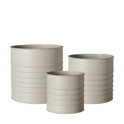 Bild på Kruka Ariel Sandbeige Set om 3 i färgen sandbeige tillverkad av Metall från Wikholm form. Produktbild på Kruka Ariel Sandbeige Set om 3 i färgen sandbeige tillverkad av Metall från Wikholm form.