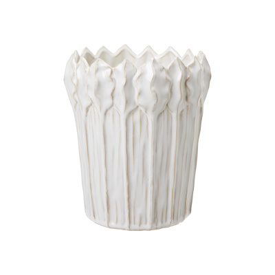 Produktbild på Kruka Leah Offwhite 20x23 i färgen offwhite tillverkad av Stengods från Wikholm Form. Inspirations bild på Kruka Leah Offwhite 20x23 i färgen offwhite tillverkad av Stengods från Wikholm Form.