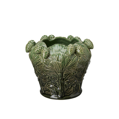 Inspirations bild på Kruka Elvira Grön 26x22 i färgen grönmelerad tillverkad av Stengods från Wikholm Form. Inspirations bild på Kruka Elvira Grön 26x22 tillverkad av Stengods från Wikholm Form.