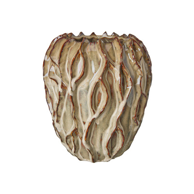 Inspirerande bild på Vas Maud Brun 22x28 i färgen brunmelerad tillverkad av Stengods från Wikholm Form. Bild på Vas Maud Brun 22x28 i färgen brunmelerad tillverkad av Stengods från Wikholm Form.