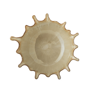 Inrednings bild på Skål Alcott i färgen beige/vit tillverkad av Stengods från Bloomingville.