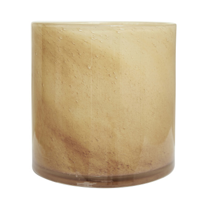 Produktbild på Ljuslykta Lagoon Sand 15x15 i färgen sand tillverkad av Glas från Jakobsdals.