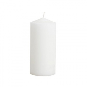 Vitt blockljus 15 cm  högt Vitt blockljus 15 cm  högt.