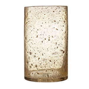 Ljuslykta Bubbles Hög Honungsfärgad frilagd mot vit bakgrund. Ljuslykta Bubbles Hög Honungsfärgad frilagd mot vit bakgrund.